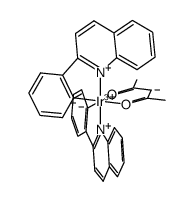 cas：1173886-71-9   IR(2-PHQ)2(ACAC)   双(2-苯基喹啉)(乙酰丙酮)铱(III)